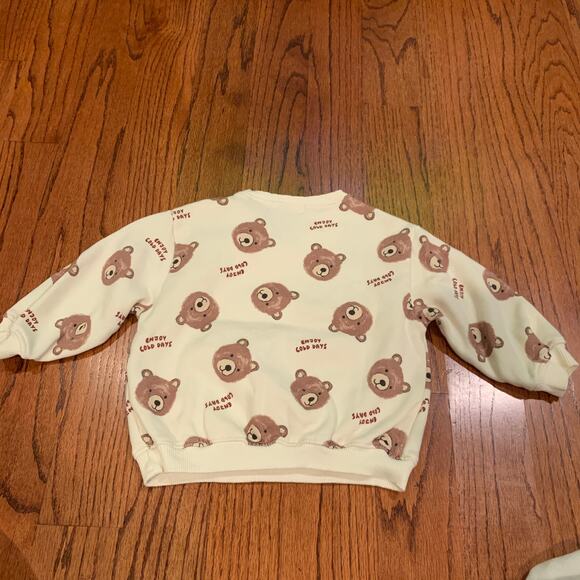 Zara Crewneck Sweatshirt Lot | Cream Multi | 12-18 months - Picture 8 of 15
